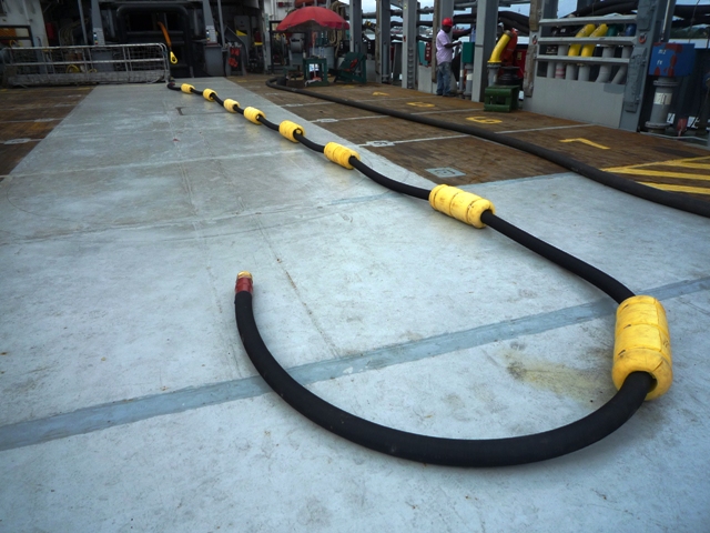 kabel met drijvers